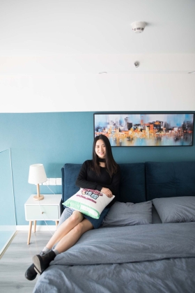  No.145 冰城玫姿天-做你的猫系女友（灰色棉袜、粉白相间棉袜、美足） [176P1V2.97G]