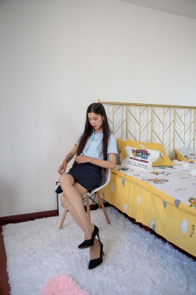  No.435 papa小主-潇湘雨（建行制服、高跟鞋、肉丝）[150P]